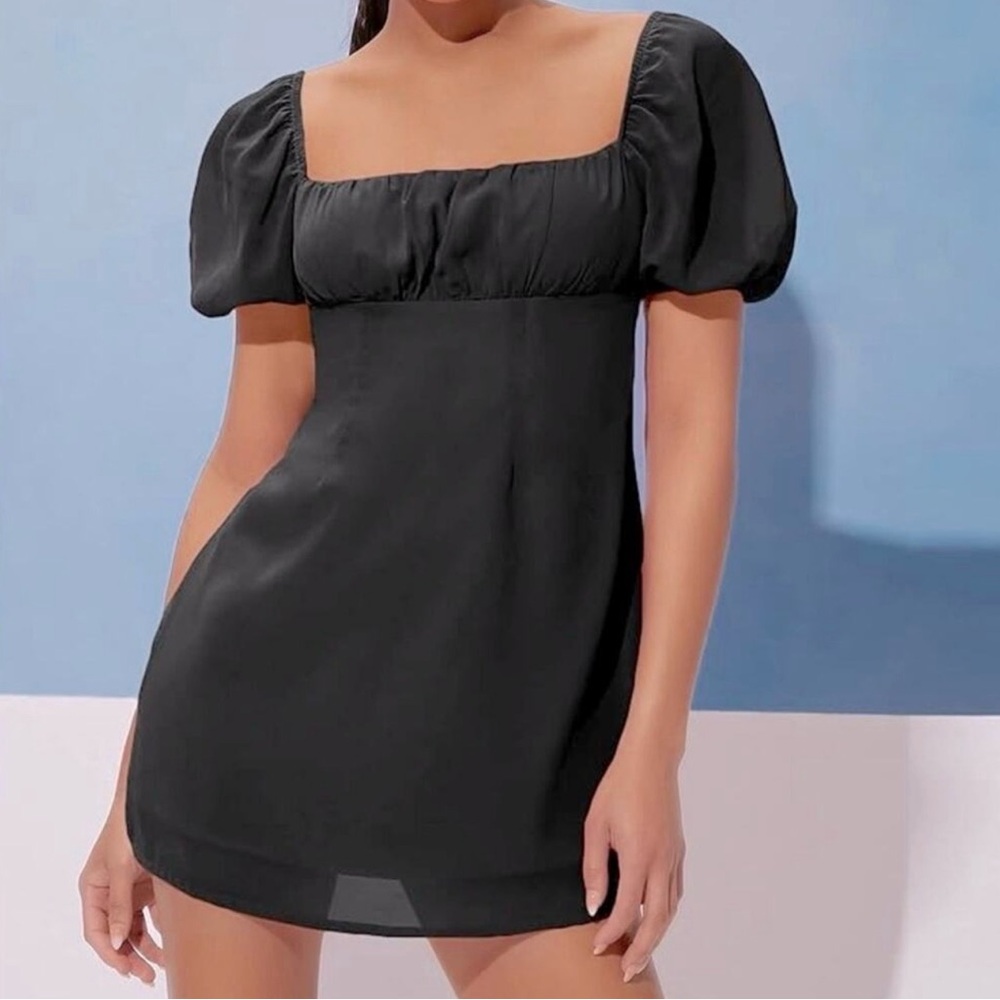 Rumored Revolved Black Napa Valley Mini Dress NWT